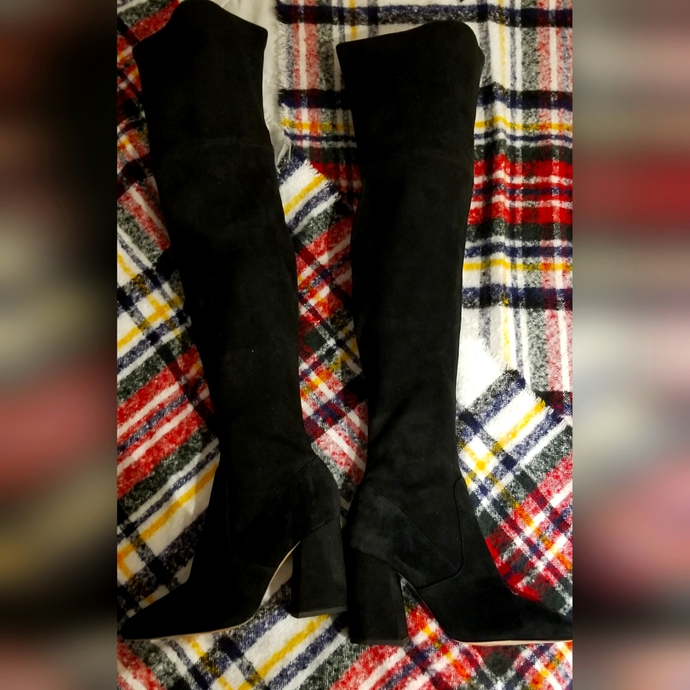 NEW - J.CREW SUEDE OVER THE KNEE BOOTS SIZE 7